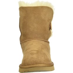 Bottes UGG Enfant Mixte Bailey Button II Mouton Fourrure Réelle