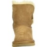 Bottes UGG Enfant Mixte Bailey Button II Mouton Fourrure Réelle